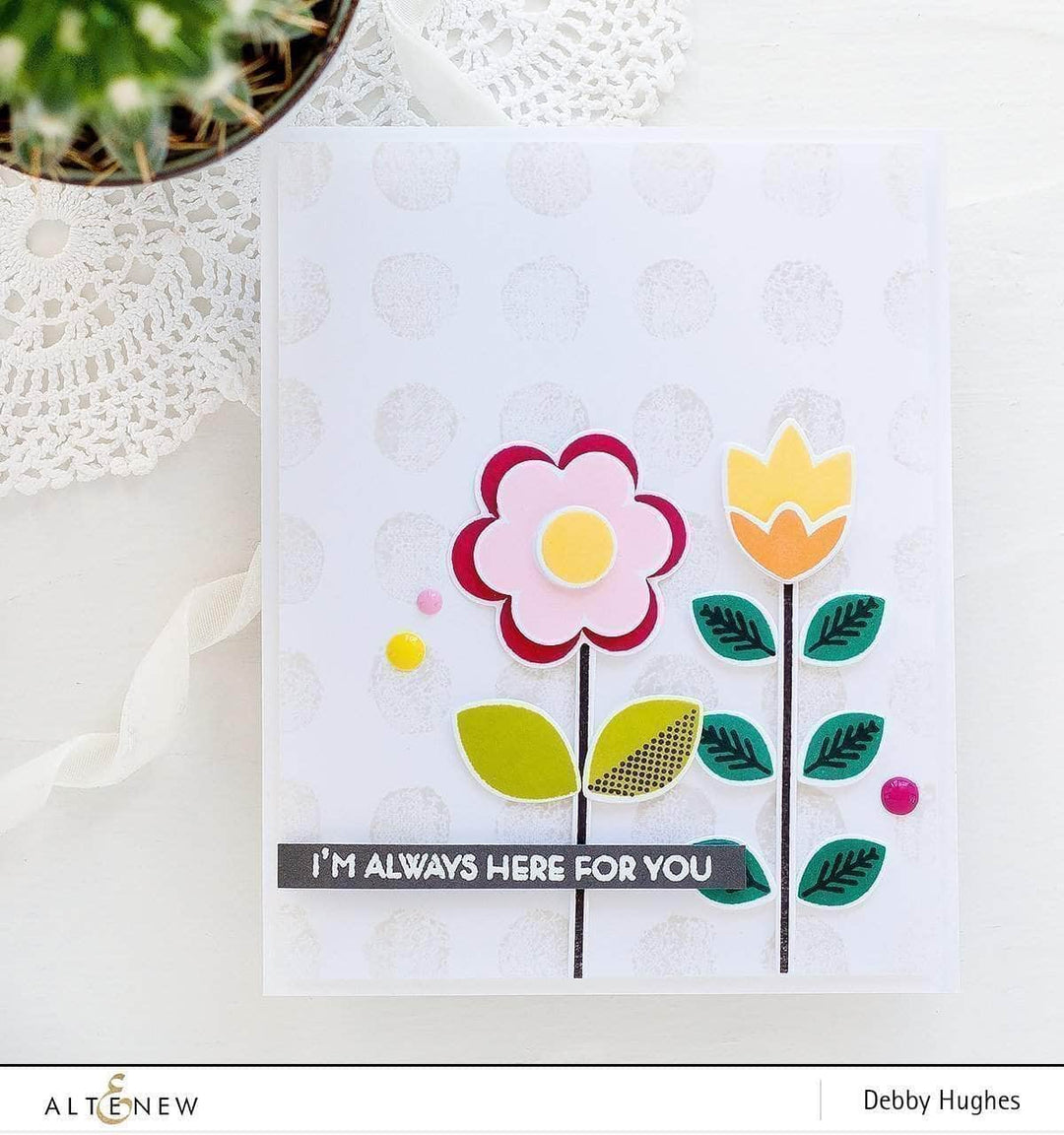 Photocentric Clear Stamps Watercolor Dots Stamp Set
