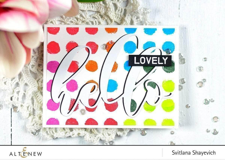 Photocentric Clear Stamps Watercolor Dots Stamp Set