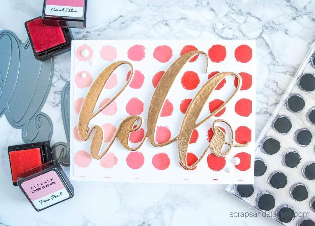 Photocentric Clear Stamps Watercolor Dots Stamp Set