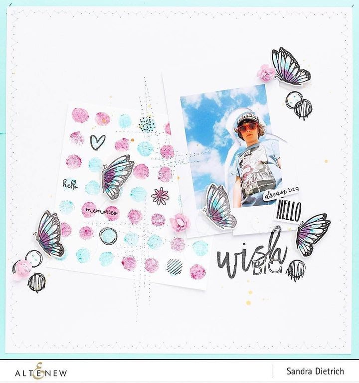 Photocentric Clear Stamps Watercolor Dots Stamp Set
