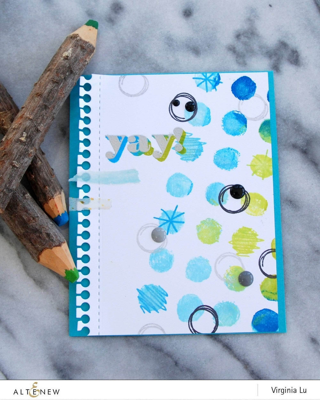 Photocentric Clear Stamps Watercolor Dots Stamp Set