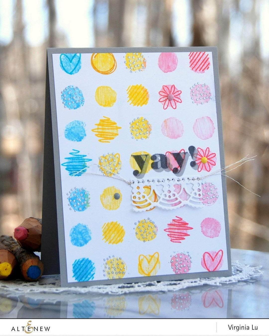 Photocentric Clear Stamps Watercolor Dots Stamp Set