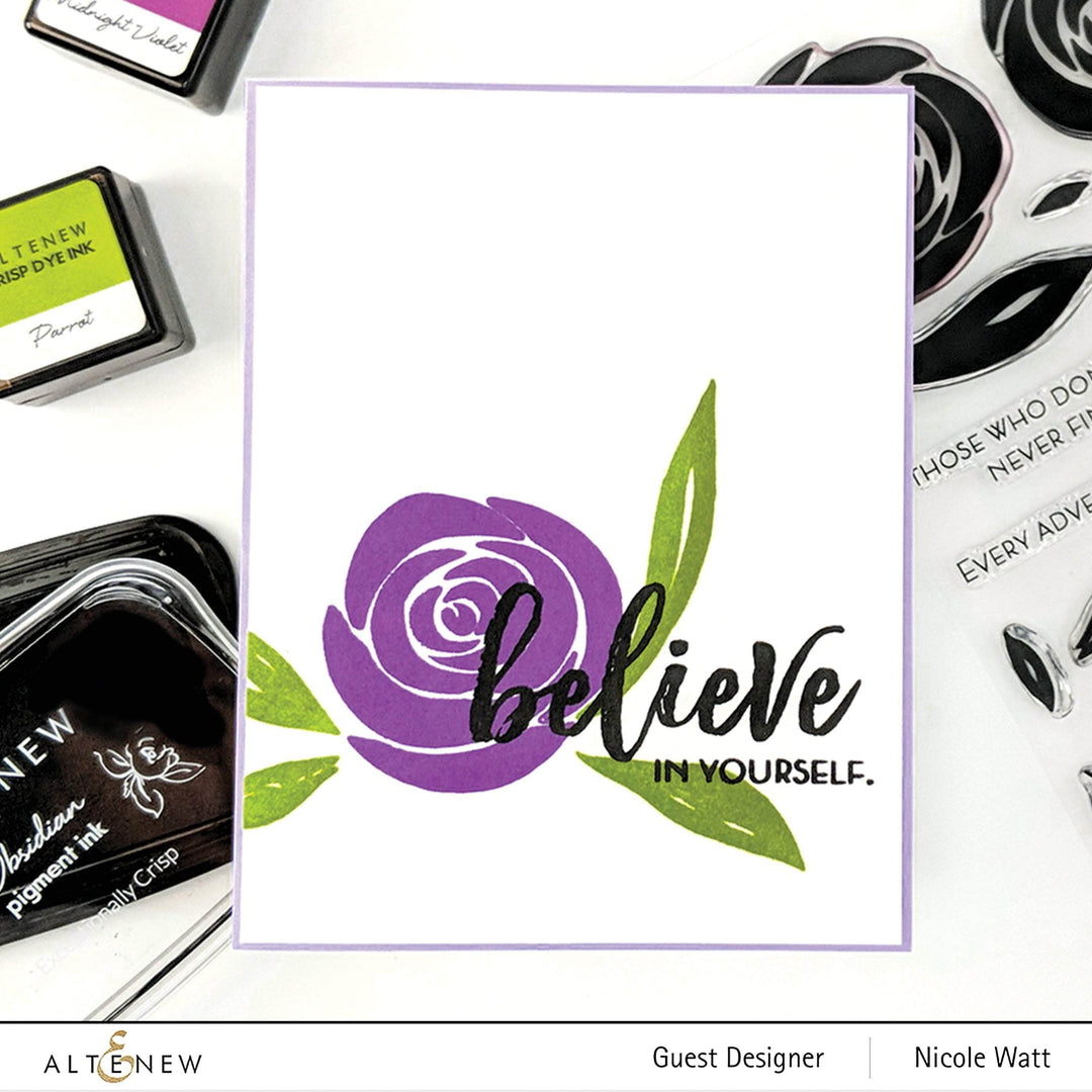 Photocentric Clear Stamps Watercolor Roses Stamp Set