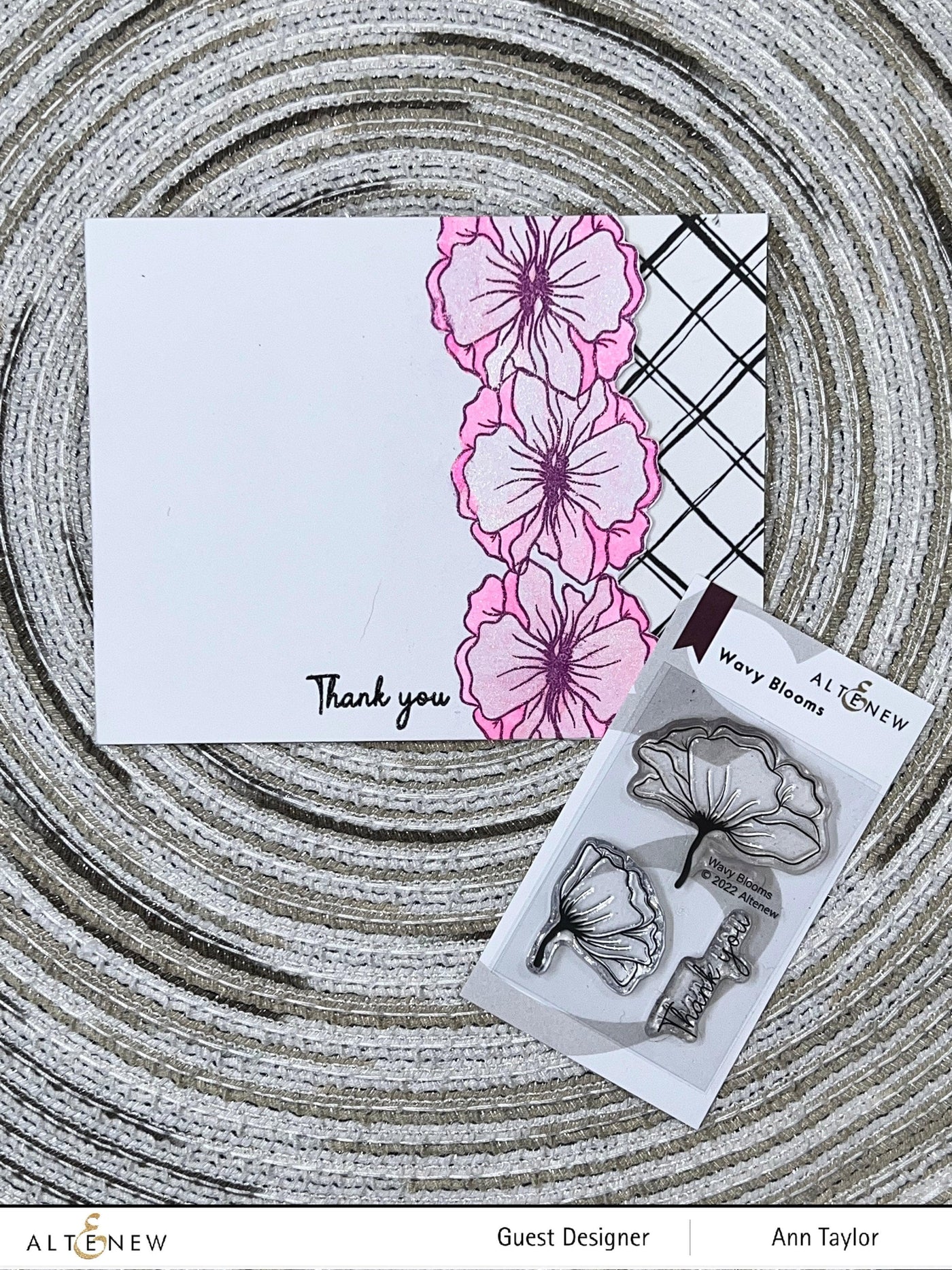 Photocentric Clear Stamps Wavy Blooms Stamp Set