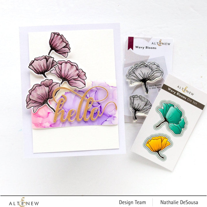Photocentric Clear Stamps Wavy Blooms Stamp Set