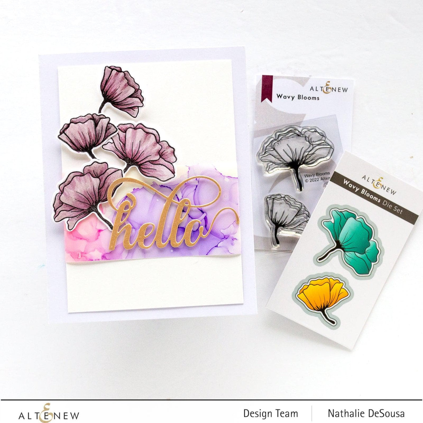 Photocentric Clear Stamps Wavy Blooms Stamp Set