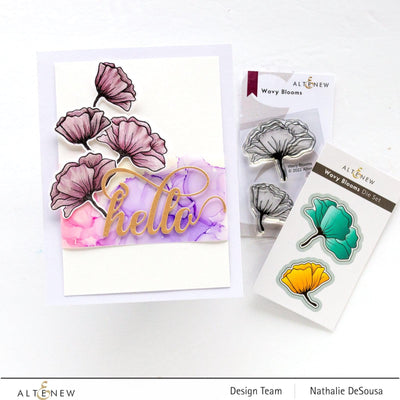 Photocentric Clear Stamps Wavy Blooms Stamp Set