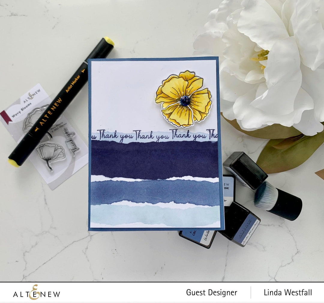 Photocentric Clear Stamps Wavy Blooms Stamp Set