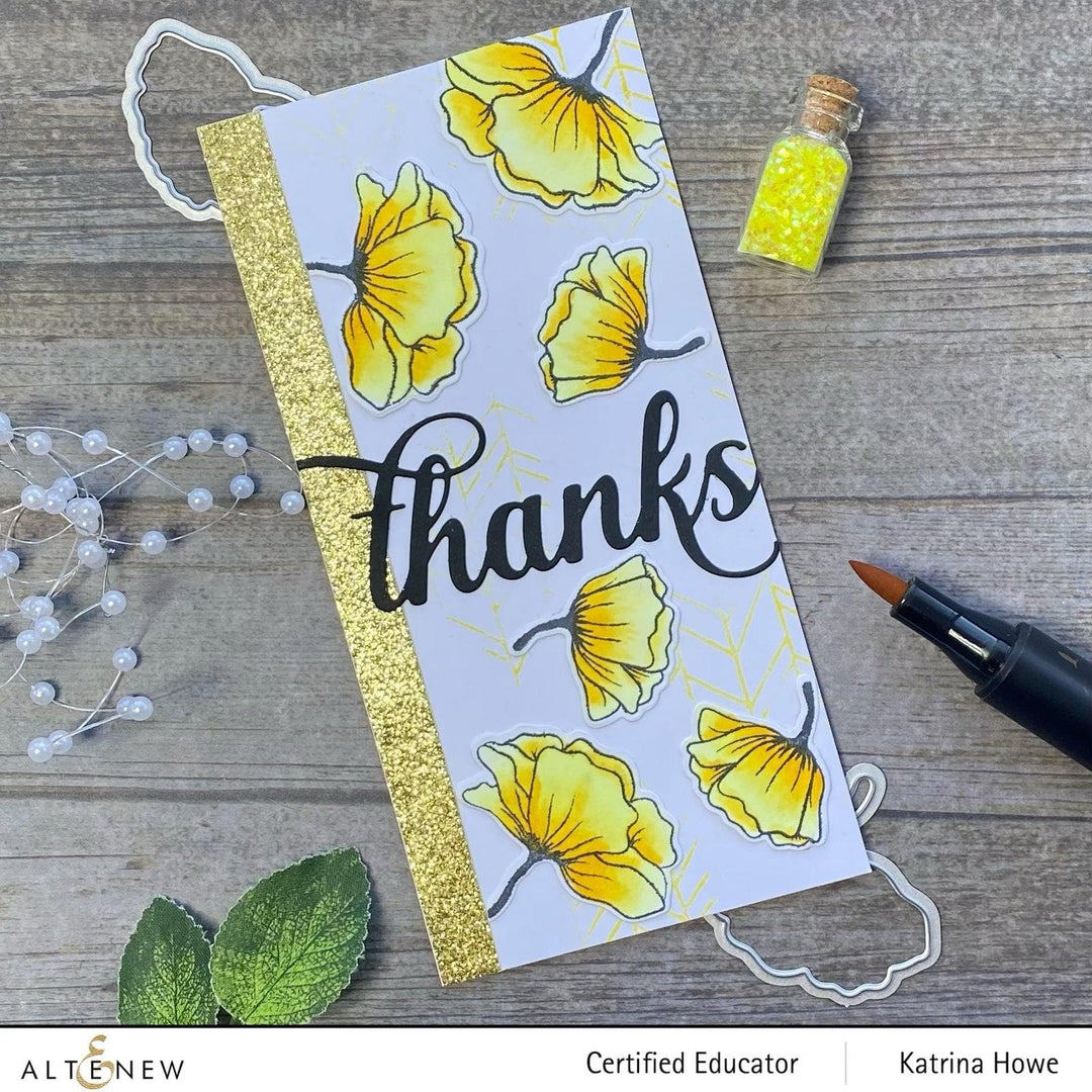 Photocentric Clear Stamps Wavy Blooms Stamp Set