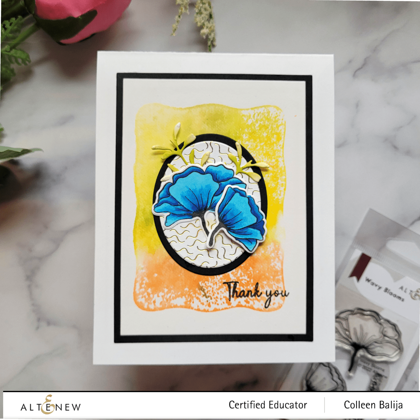 Photocentric Clear Stamps Wavy Blooms Stamp Set