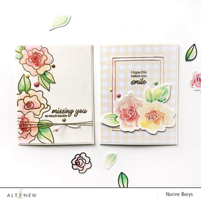 Photocentric Clear Stamps Wavy Roses Stamp Set