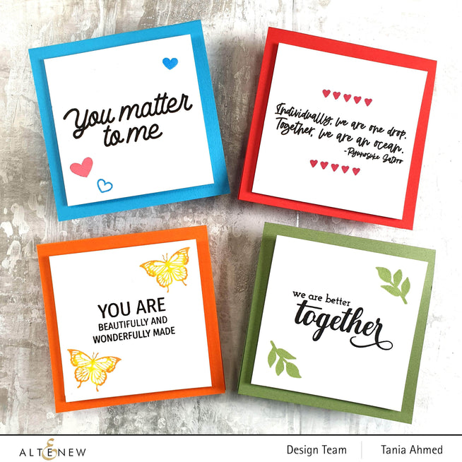 Photocentric Clear Stamps We Stand With You Stamp Set by the Stamping Village