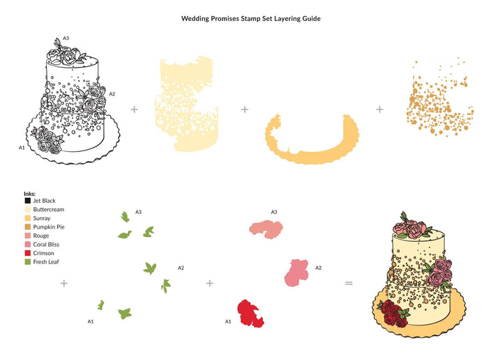 Photocentric Clear Stamps Wedding Promises Stamp Set