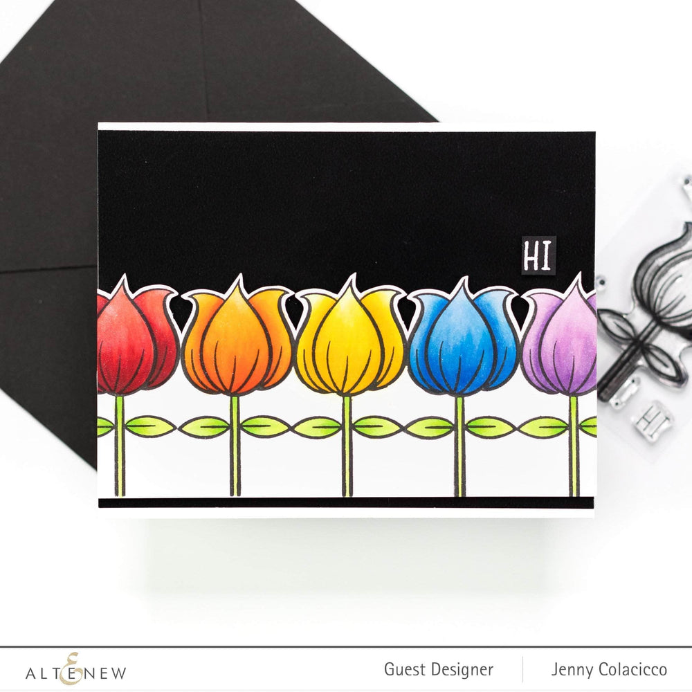 Photocentric Clear Stamps Whimsical Tulip Stamp Set