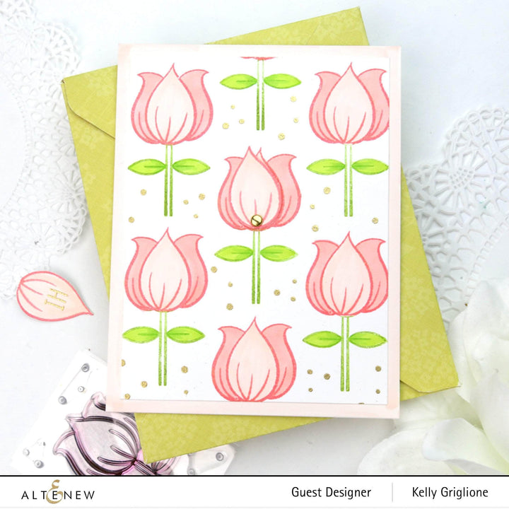 Photocentric Clear Stamps Whimsical Tulip Stamp Set