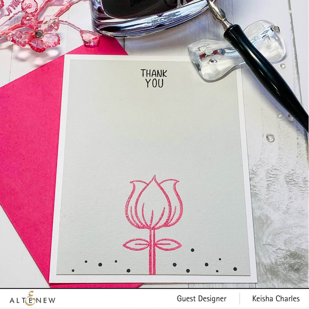 Photocentric Clear Stamps Whimsical Tulip Stamp Set