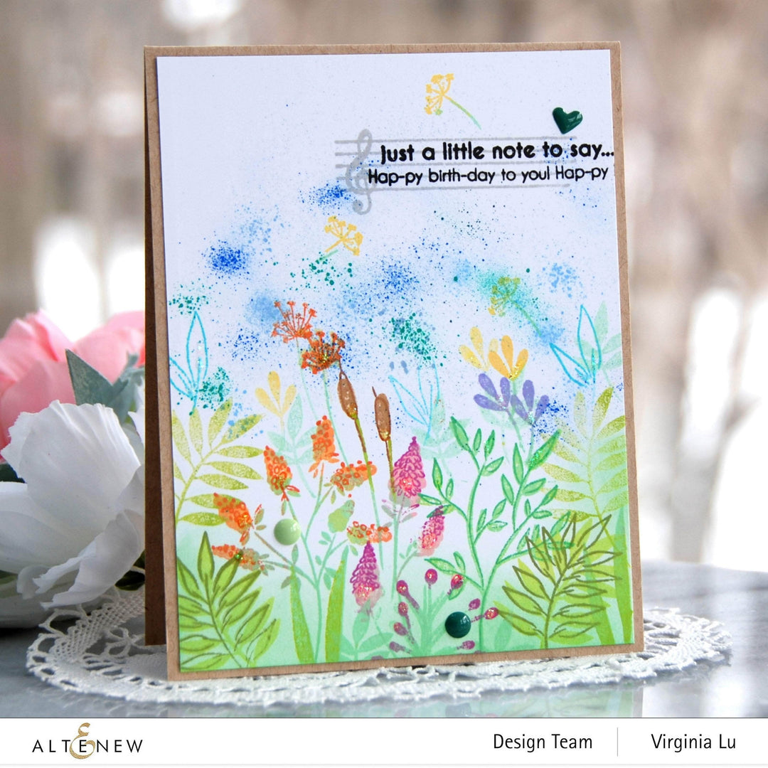 Photocentric Clear Stamps Wildflower Doodles Stamp Set