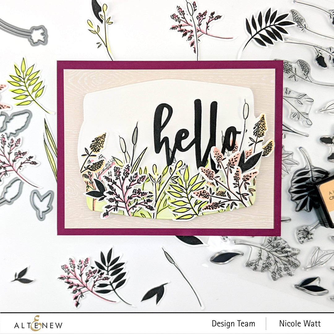 Photocentric Clear Stamps Wildflower Doodles Stamp Set