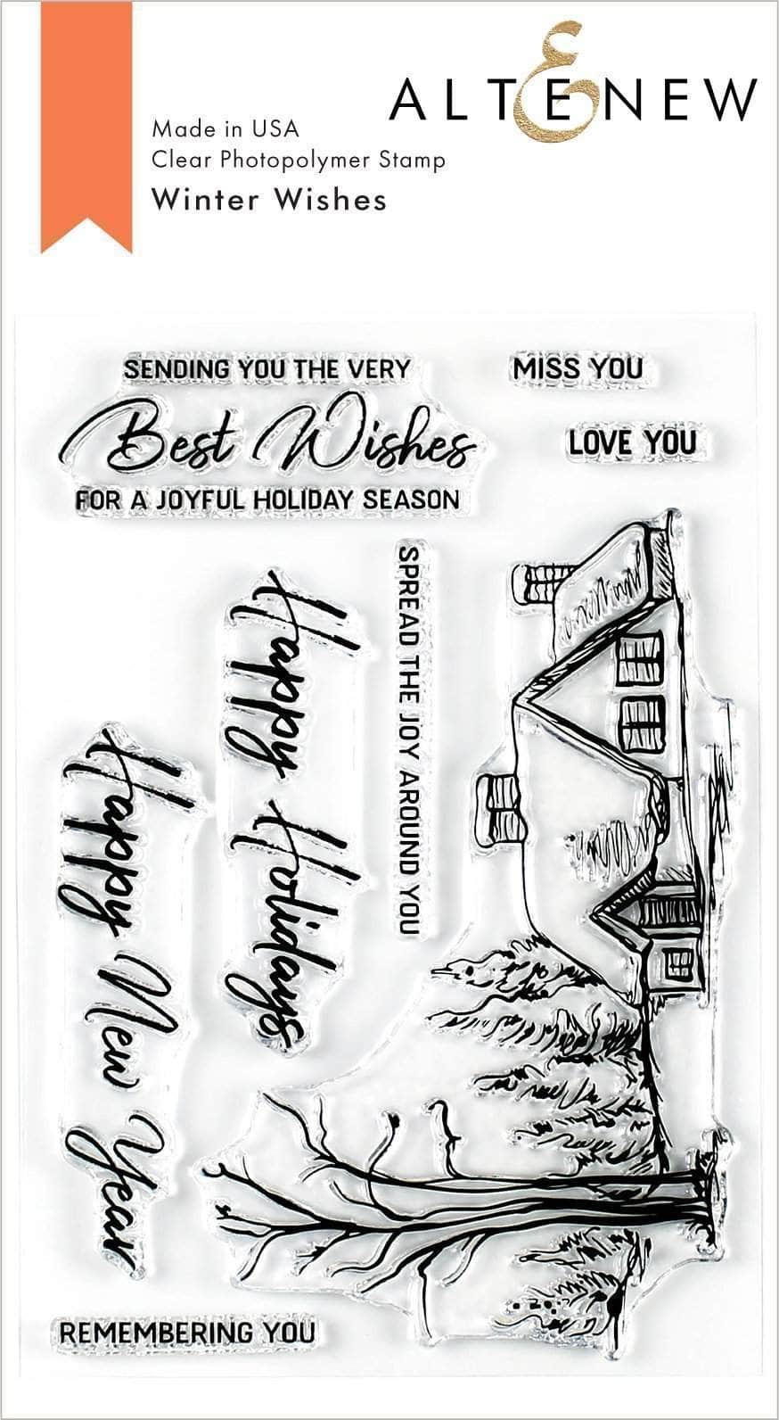 Photocentric Clear Stamps Winter Wishes Stamp Set