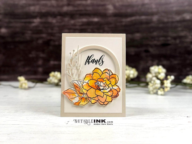 Photocentric Clear Stamps Wispy Begonia Stamp Set