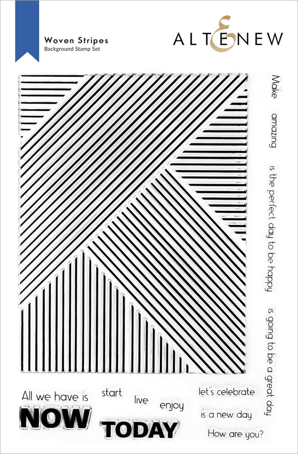 Photocentric Clear Stamps Woven Stripes Stamp Set