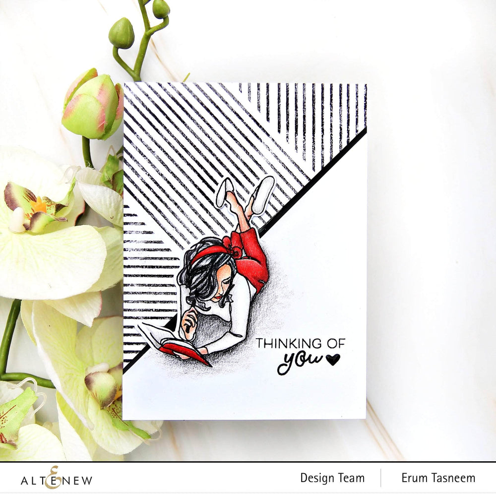 Photocentric Clear Stamps Woven Stripes Stamp Set