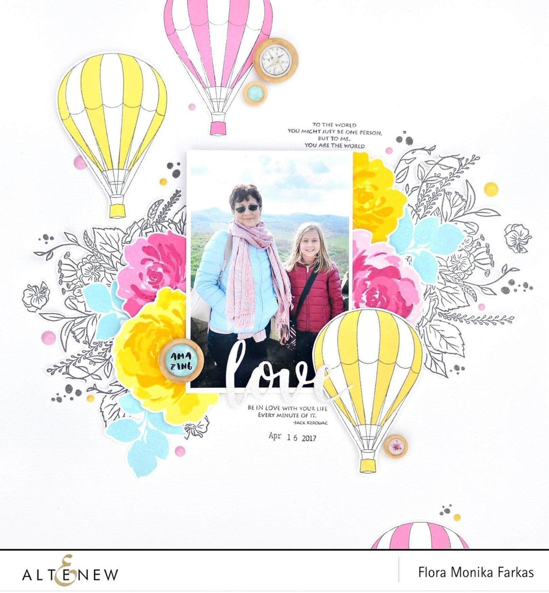 Photocentric Clear Stamps Baby Balloon Stamp Set
