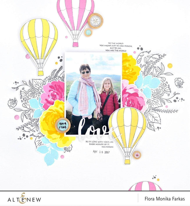 Photocentric Clear Stamps Baby Balloon Stamp Set