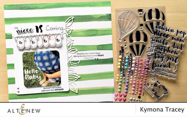 Photocentric Clear Stamps Baby Balloon Stamp Set