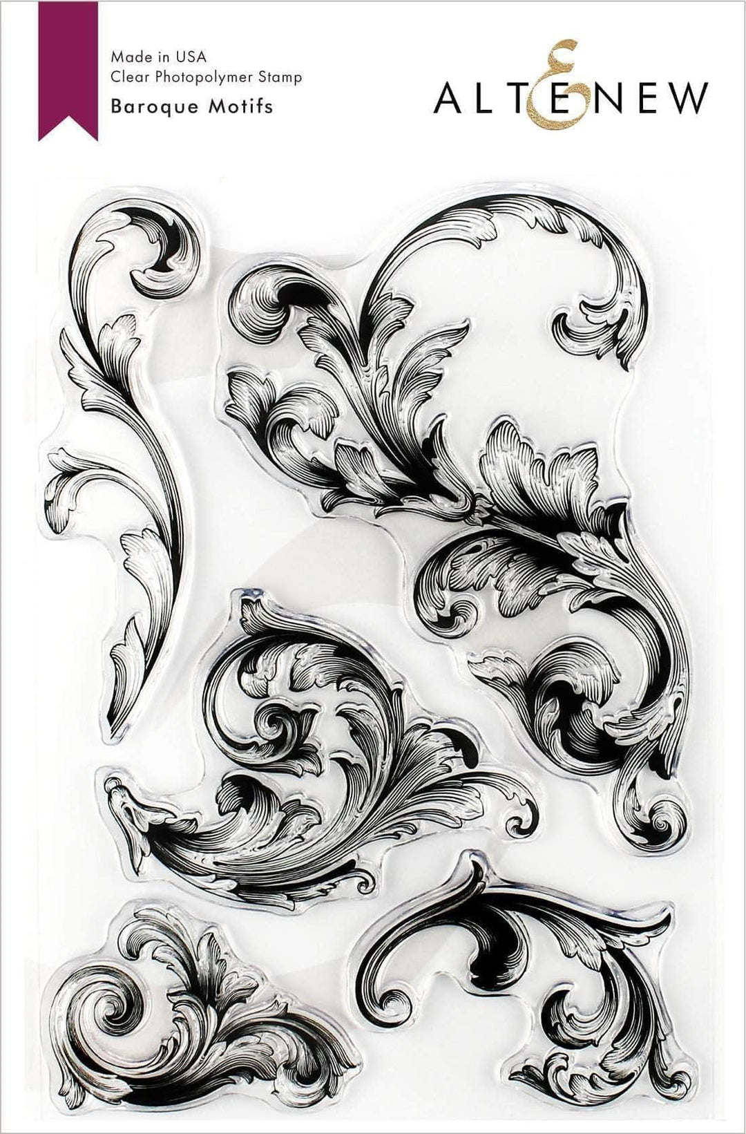 Photocentric Clear Stamps Baroque Motifs Stamp Set
