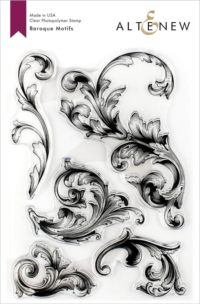 Photocentric Clear Stamps Baroque Motifs Stamp Set