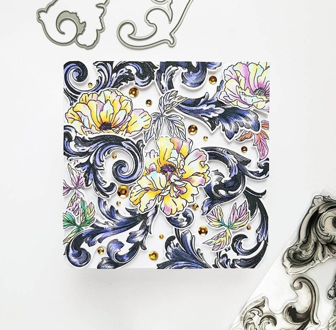 Photocentric Clear Stamps Baroque Motifs Stamp Set
