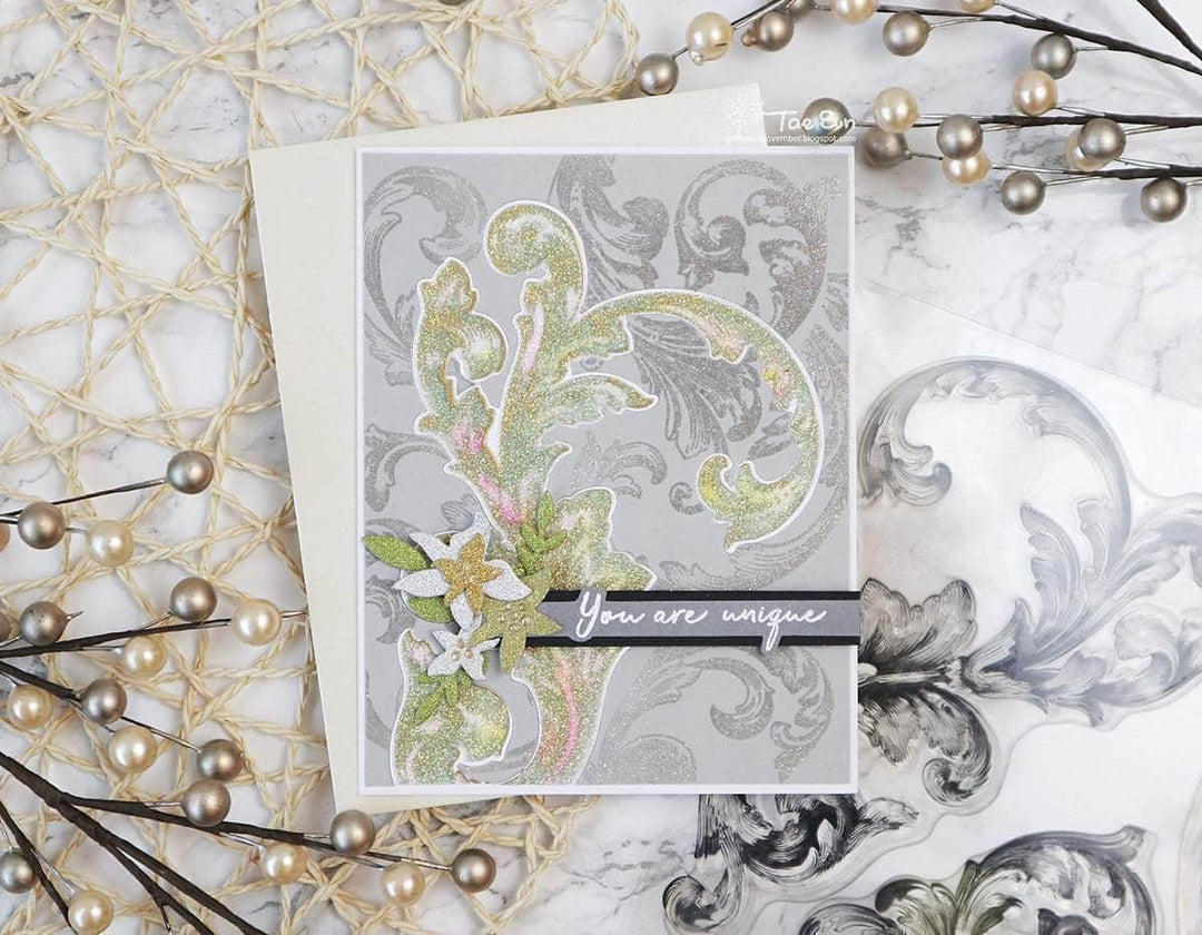 Photocentric Clear Stamps Baroque Motifs Stamp Set
