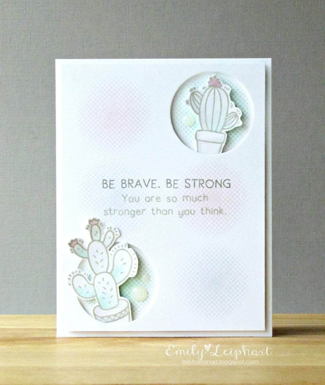 Photocentric Clear Stamps Be Strong Stamp Set