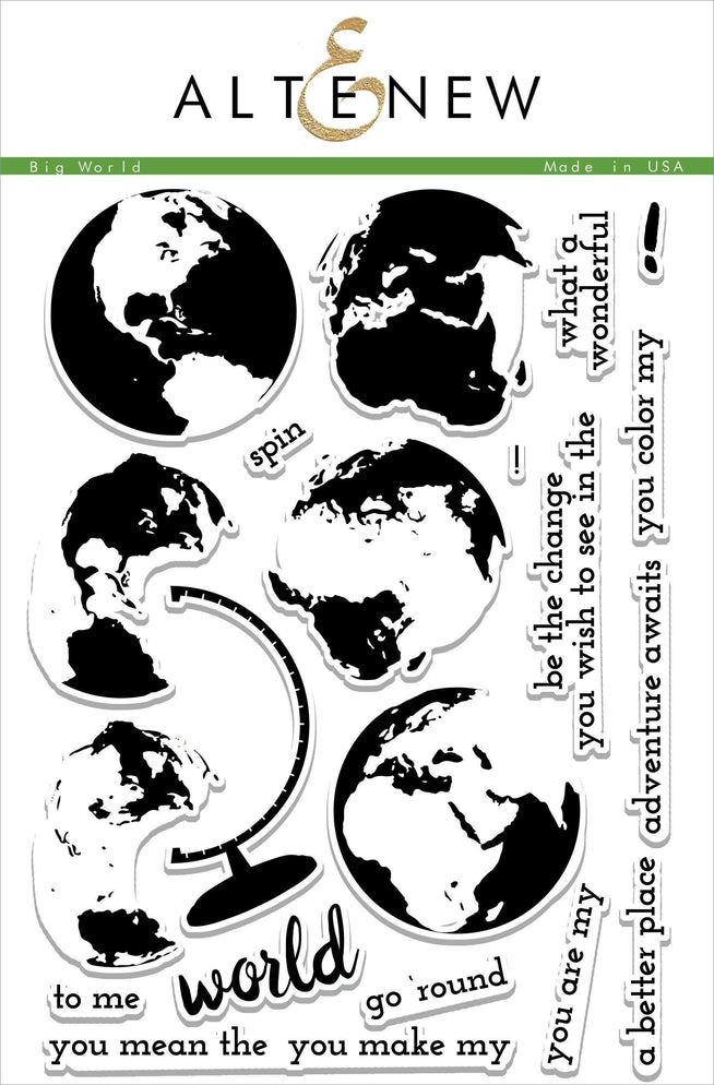 Photocentric Clear Stamps Big World Stamp Set
