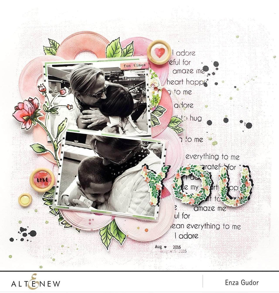Photocentric Clear Stamps Botanical You Stamp Set