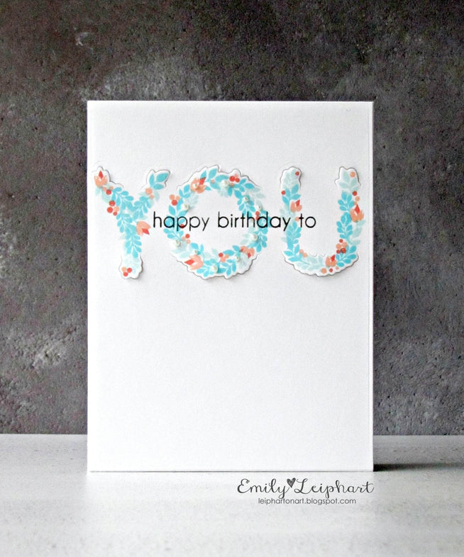 Photocentric Clear Stamps Botanical You Stamp Set