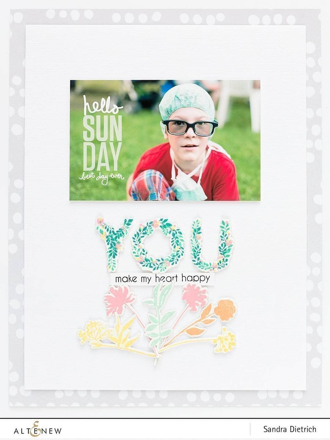 Photocentric Clear Stamps Botanical You Stamp Set