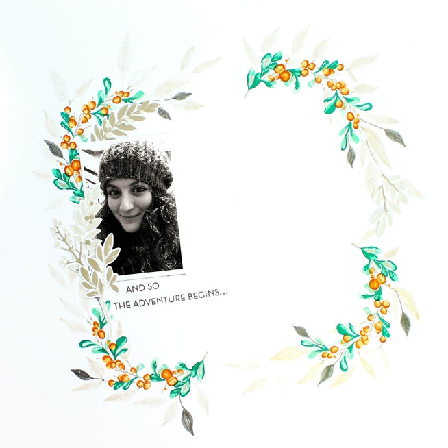 Photocentric Clear Stamps Z - Bountiful Branch Stamp Set