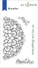 Altenew Breathe Stamp Set with clear floral and sentiment stamps arranged on transparent sheets for crafting.
