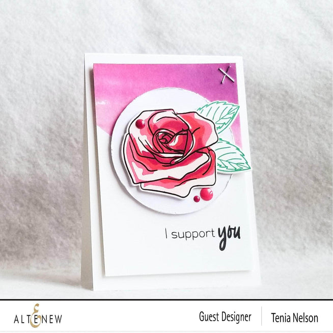 Photocentric Clear Stamps Cartoon Rose Stamp Set