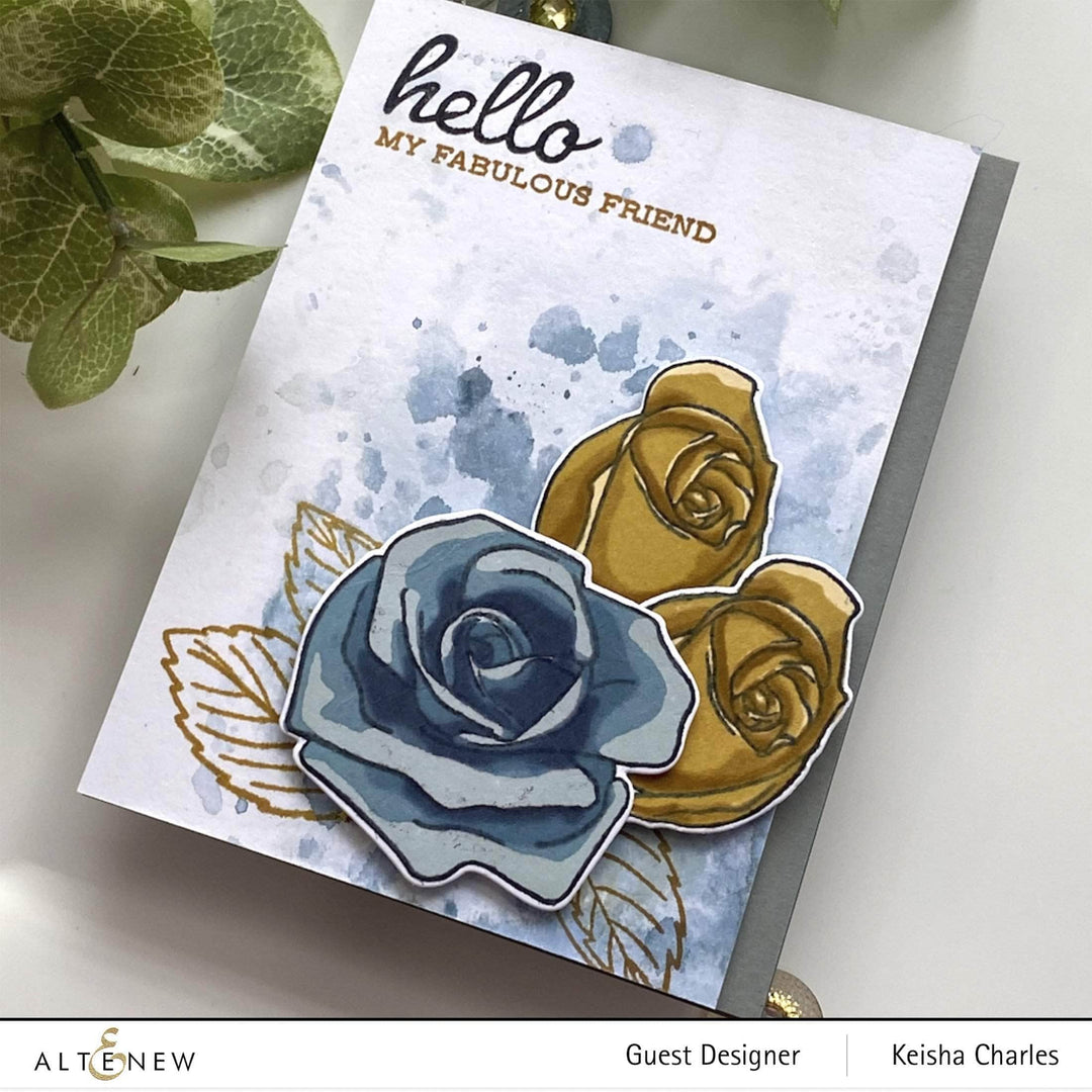 Photocentric Clear Stamps Cartoon Rose Stamp Set