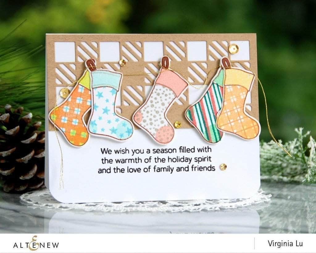 Photocentric Clear Stamps Christmas Stockings Stamp Set