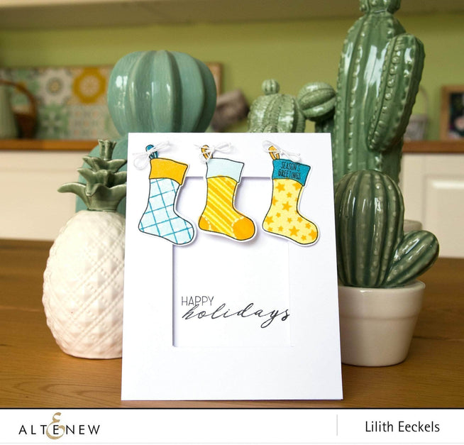 Photocentric Clear Stamps Christmas Stockings Stamp Set