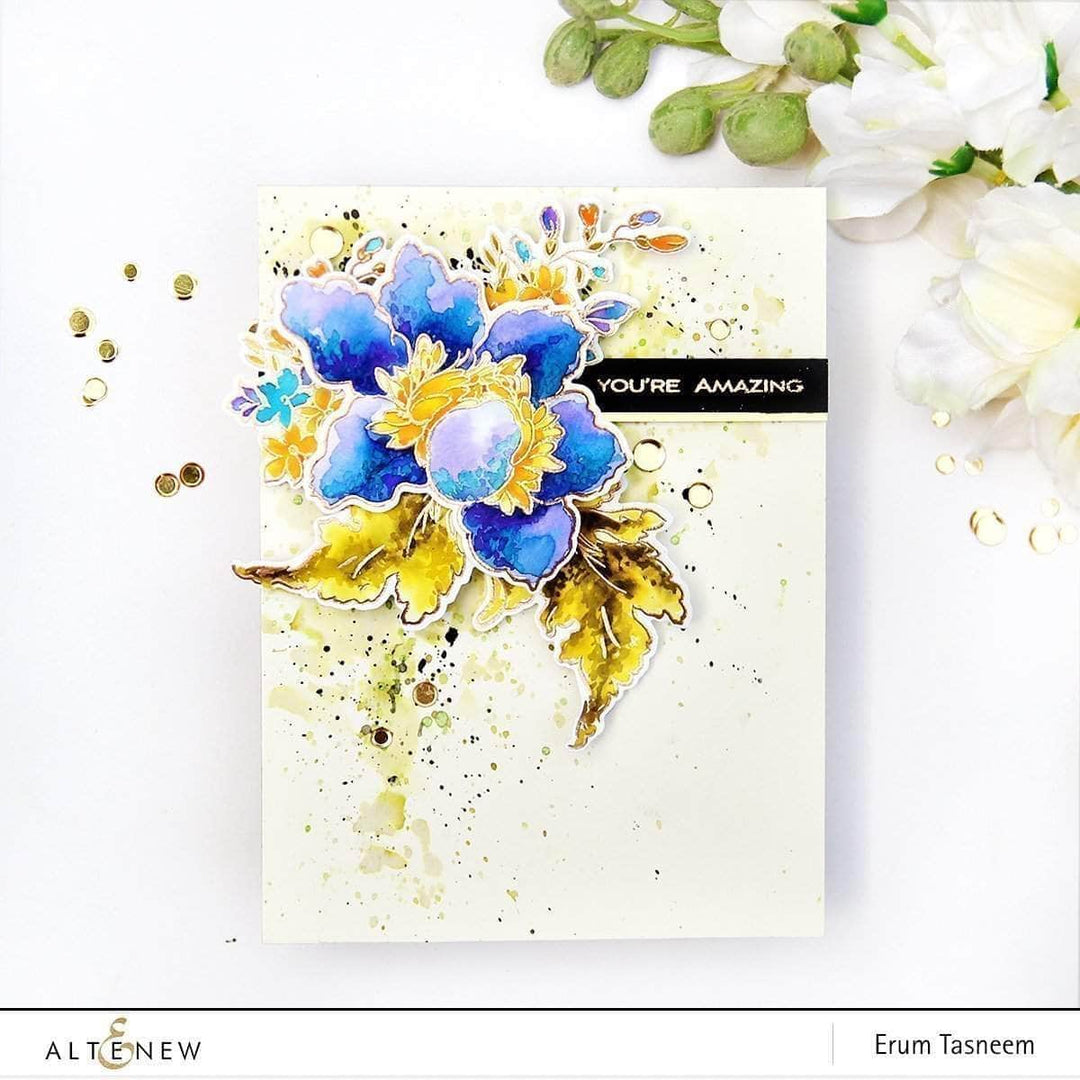 Photocentric Clear Stamps Crown Bloom Stamp Set