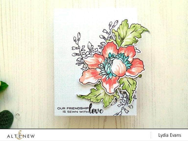 Photocentric Clear Stamps Crown Bloom Stamp Set