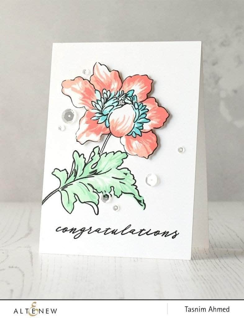 Photocentric Clear Stamps Crown Bloom Stamp Set
