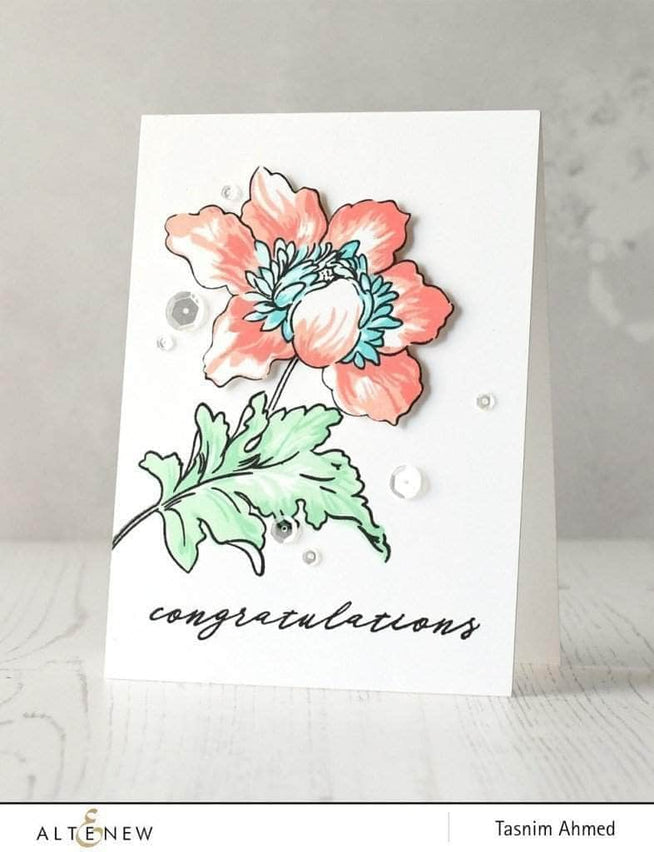 Photocentric Clear Stamps Crown Bloom Stamp Set