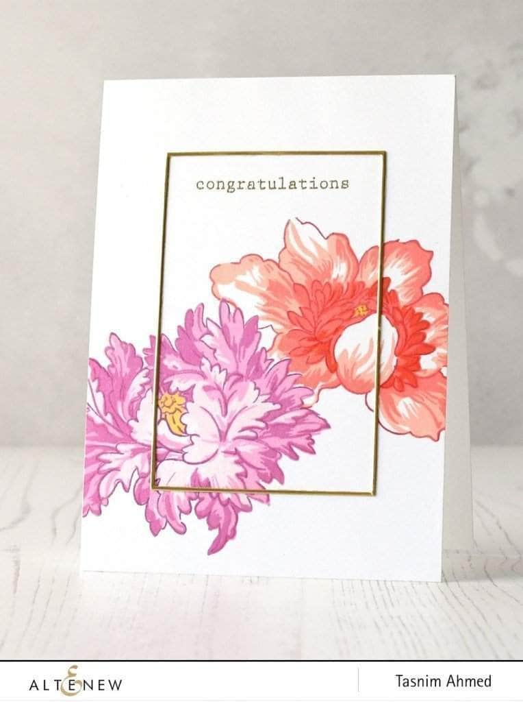Photocentric Clear Stamps Crown Bloom Stamp Set