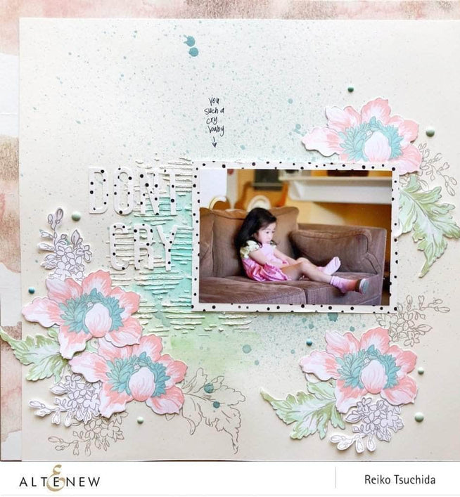 Photocentric Clear Stamps Crown Bloom Stamp Set